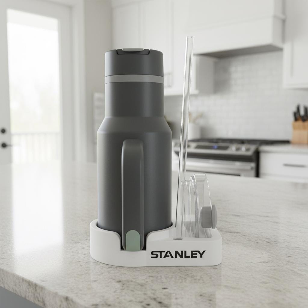Stanley 30oz Tumbler Organizer Dock | Minimalist Cup Holder Station 887ml - Image 4