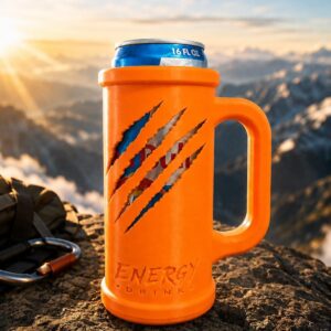 3D Crafted Drinkware Can Holder for Energy Drink Lovers | Multiple Sizes Available