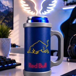 3D Printed Can Holder for multiple sizes – Inspired Design with Engraved Detail