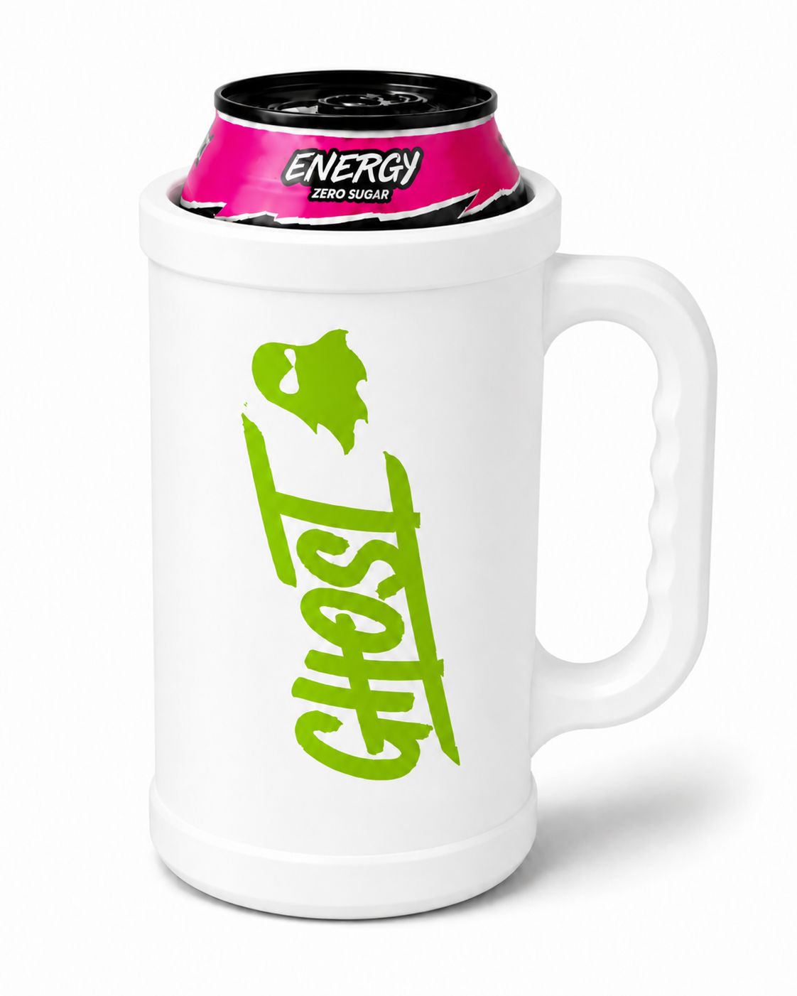 Ghost-Inspired 16 oz Energy Can Holder with Handle – Perfect Fit – Multiple Colors - Image 11