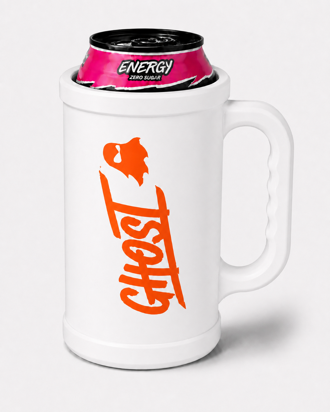 Ghost-Inspired 16 oz Energy Can Holder with Handle – Perfect Fit – Multiple Colors - Image 9