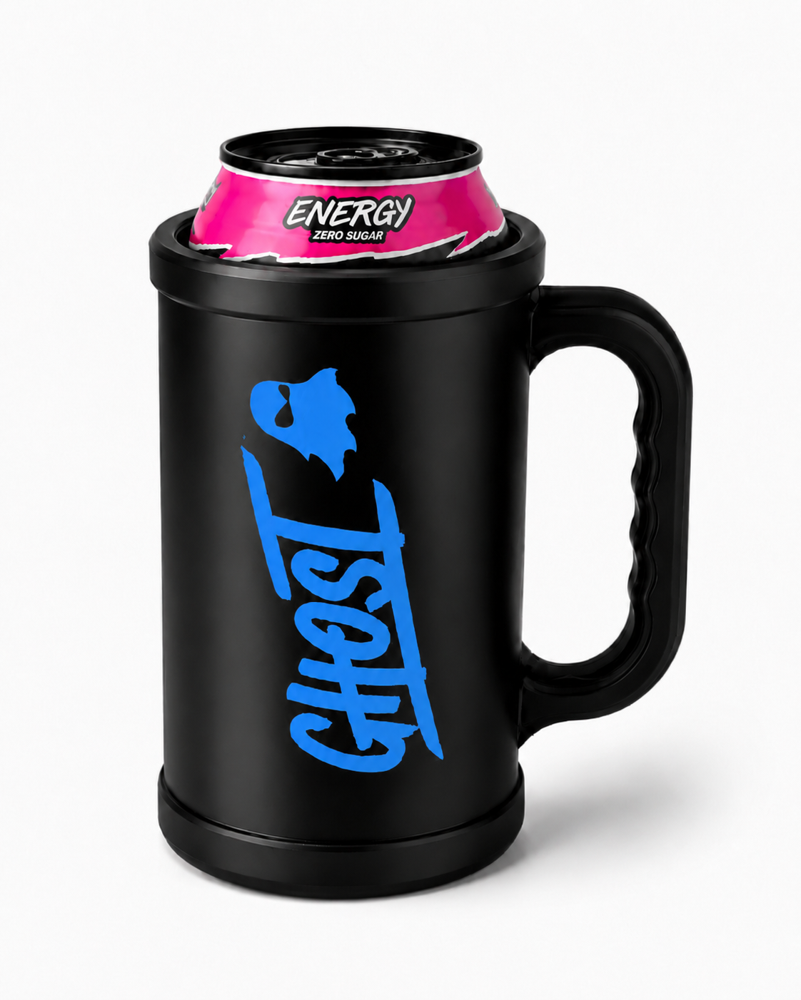 Ghost-Inspired 16 oz Energy Can Holder with Handle – Perfect Fit – Multiple Colors - Image 8