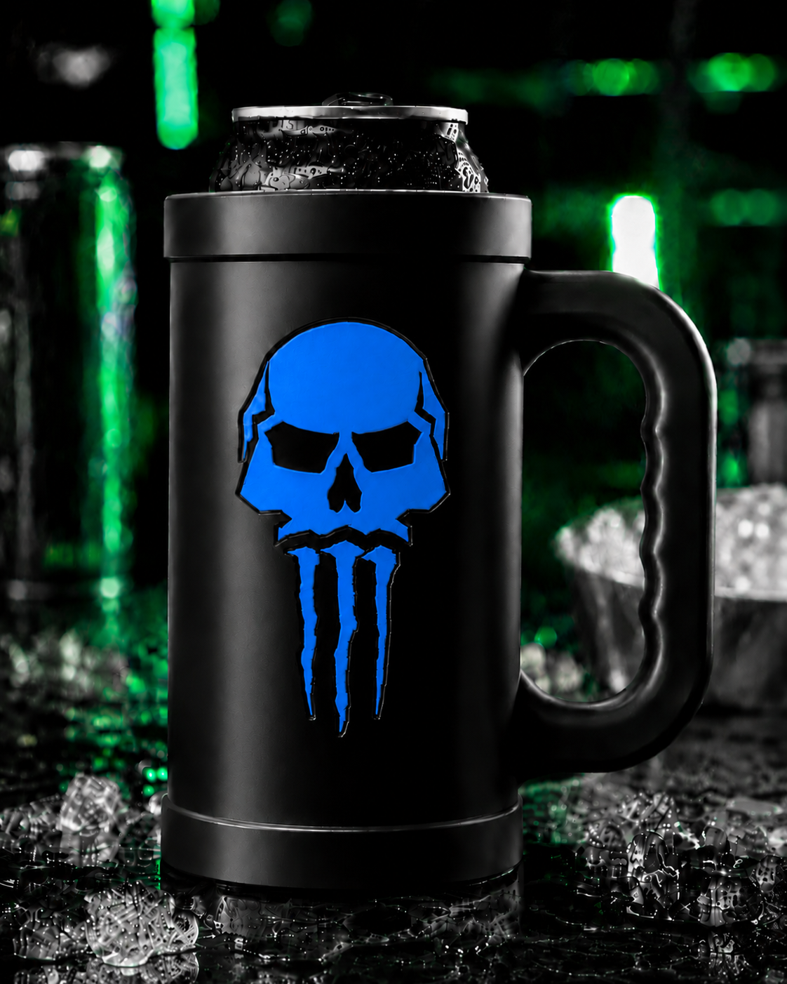 Skull Can Holder with Handle – Fits 15 oz Killer Brew Energy Coffee Cans – Can Cooler - Image 3