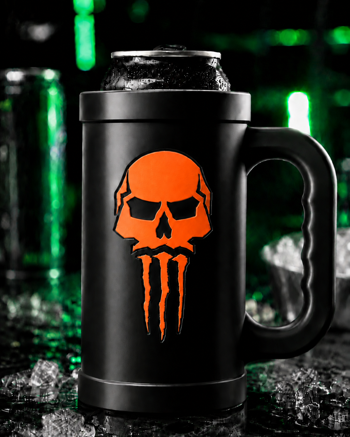 Skull Can Holder with Handle – Fits 15 oz Killer Brew Energy Coffee Cans – Can Cooler - Image 5