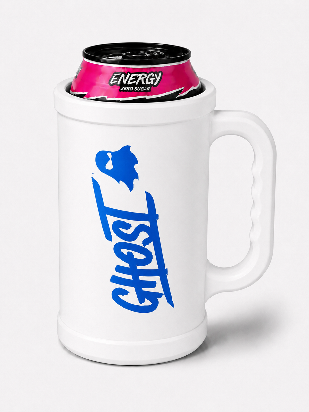 Ghost-Inspired 16 oz Energy Can Holder with Handle – Perfect Fit – Multiple Colors - Image 4