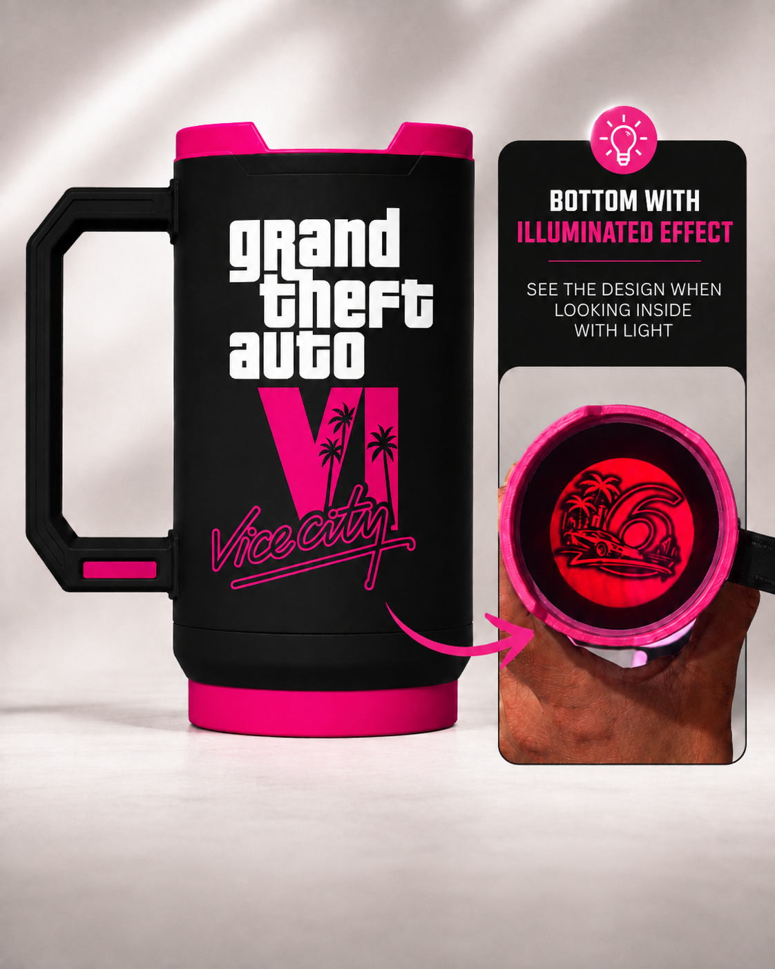 Energy Drink Can Holder – Premium Design, Illuminated Interior Detail with Assorted Colors - Image 2