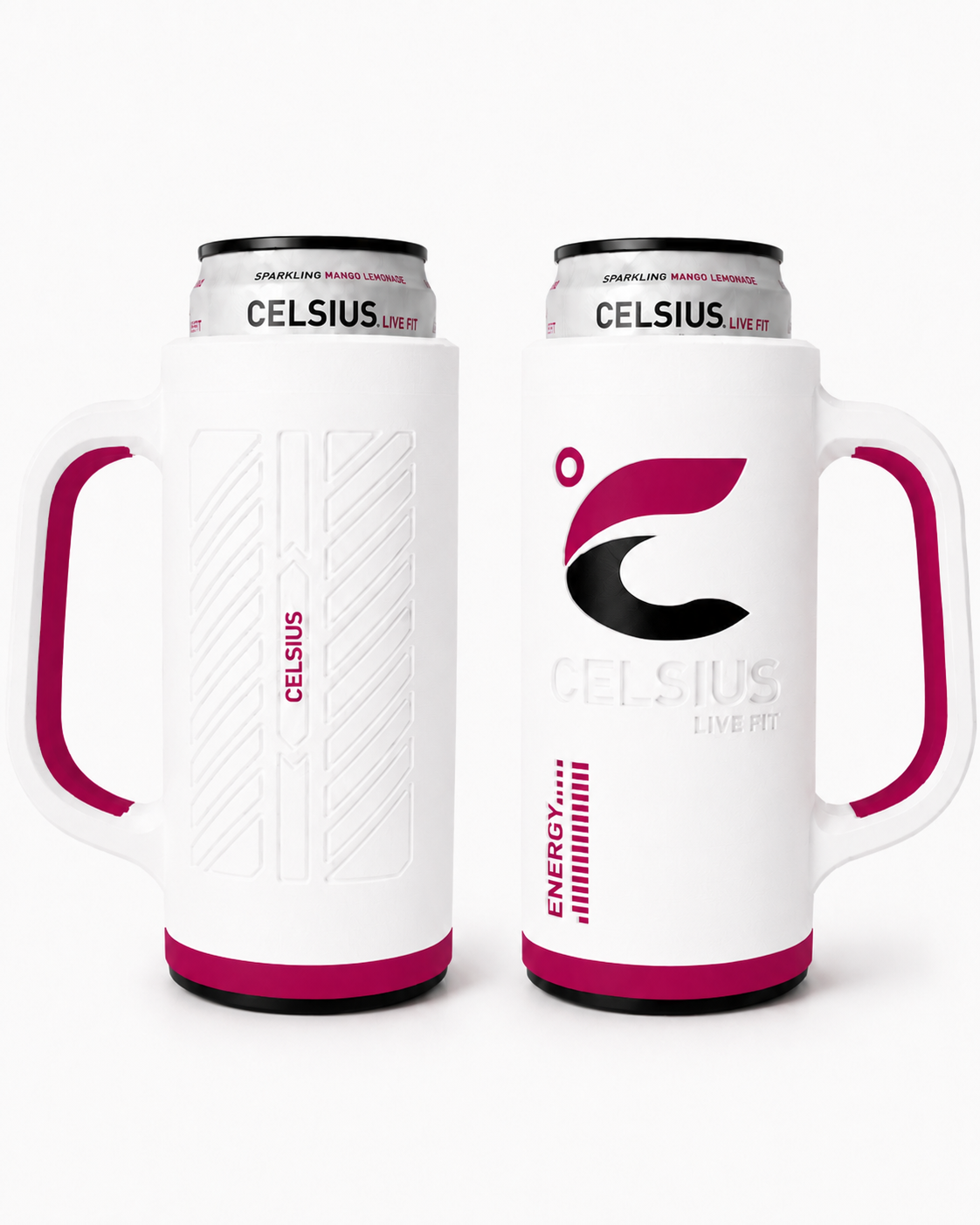 Slim Energy Drink Can Holder with Handle – 12 oz / 355 mL Can Cooler, Assorted Colors - Image 4