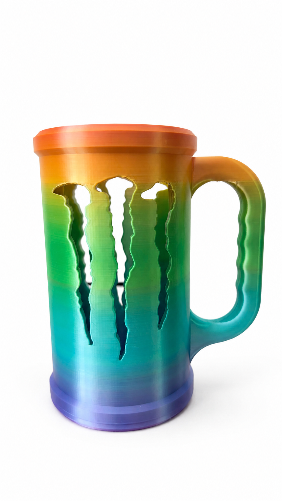 Limited Edition Rainbow-Style Custom Can Holder with Handle – Secure Fit for 16 oz (473 mL) Energy Drink Cans - Image 5