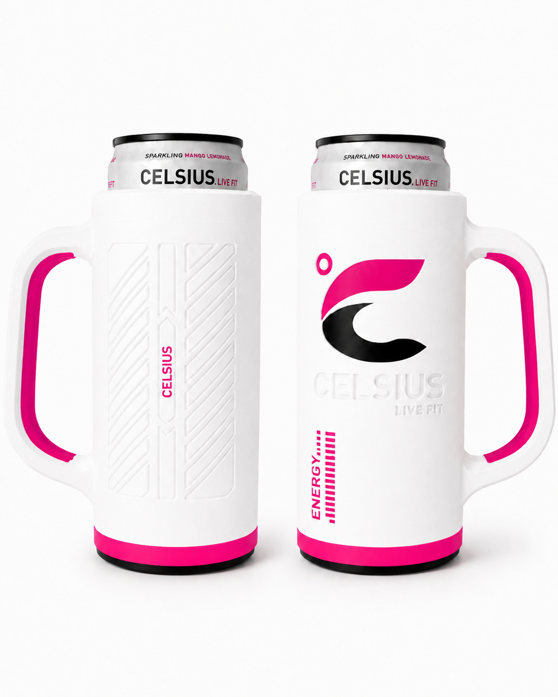 Slim Energy Drink Can Holder with Handle – 12 oz / 355 mL Can Cooler, Assorted Colors - Image 5