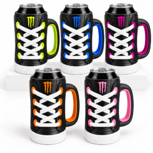 Monster-Converse Can Holder for 16oz 473ml Energy Drink with Handle – Drink Cooler, Assorted colors