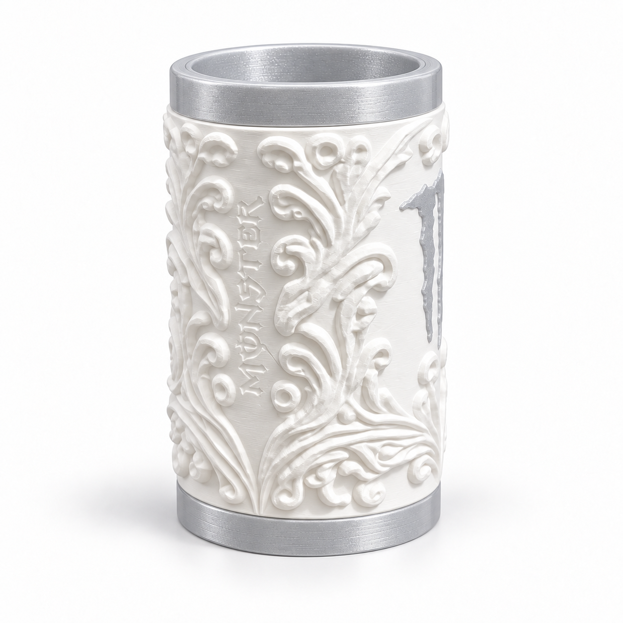 Monster Minimalist Renaissance 16oz Can Holder – 3D Printed Ornamental Cooler Sleeve - Image 5